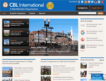 Tablet Screenshot of cbl-international.com